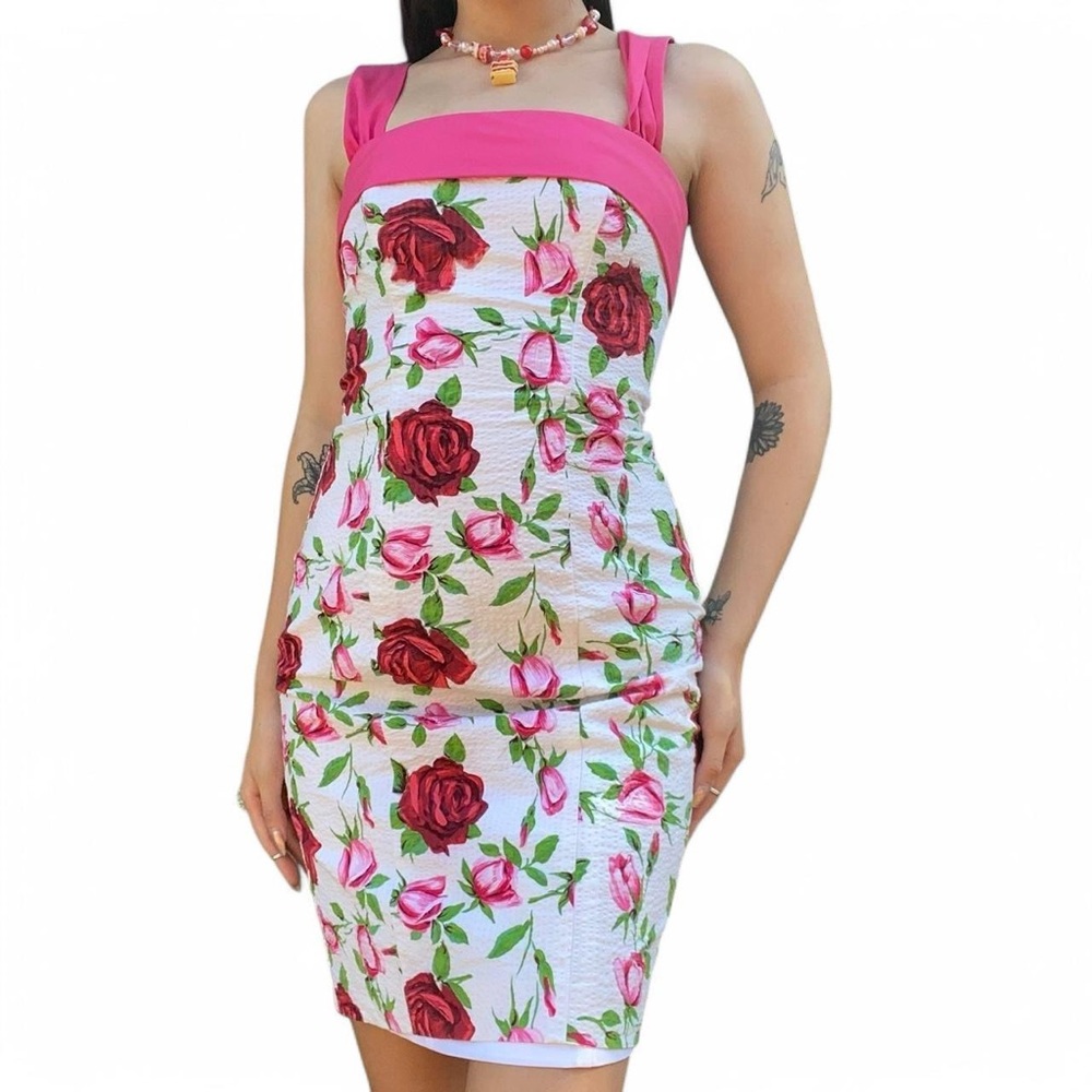 Vintage rare Betsey Johnson cocktail summer mini dress